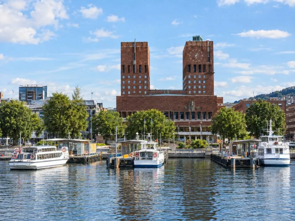 Rådhusbrygge 2, 3 and 4 in front of Oslo City Hall